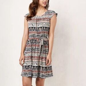 Lauren Conrad | Silk Road Boho Crinkle Dress